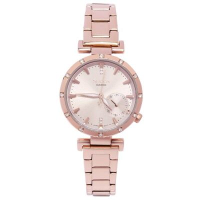 Đồng hồ Casio 32mm Nữ SHE-4051PG-4AUDF chính hãng Ảnh sản phẩm Casio 32mm Nữ SHE-4051PG-4AUDF