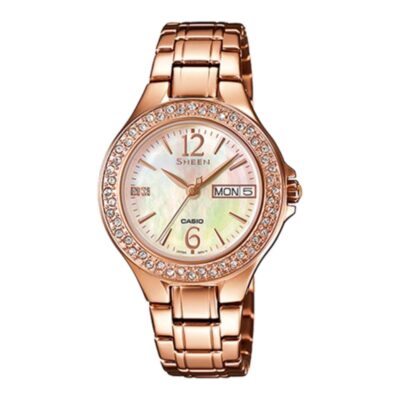 Casio 33.2mm Nữ SHE-4800PG-9AUDR chính hãng Casio 33.2mm Nữ SHE-4800PG-9AUDR