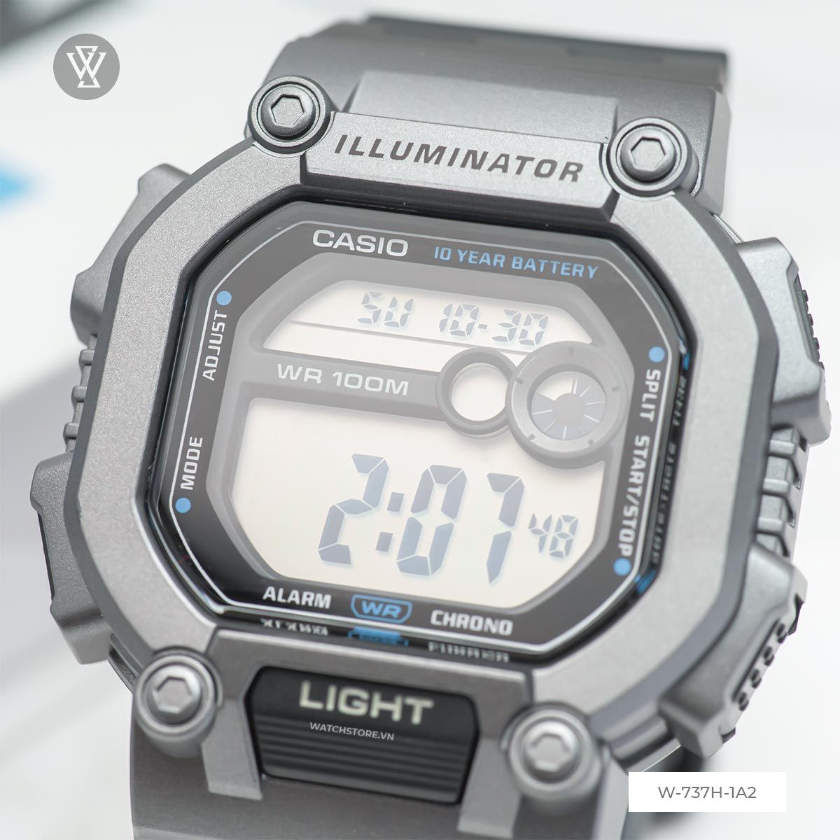 Đồng Hồ Casio Nam W-737H-1A2VDF Giá Tốt, Giao Ngay