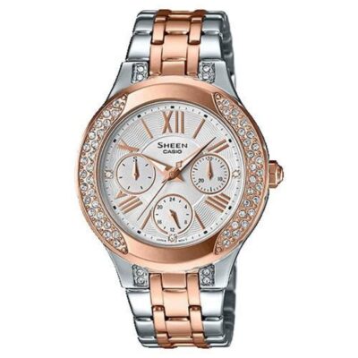 Đồng hồ Casio 35mm Nữ SHE-3809SG-7AUDR chính hãng Ảnh sản phẩm Casio 35mm Nữ SHE-3809SG-7AUDR