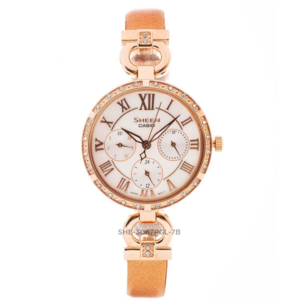 Casio 32mm Nữ SHE-3067PGL-7BDF