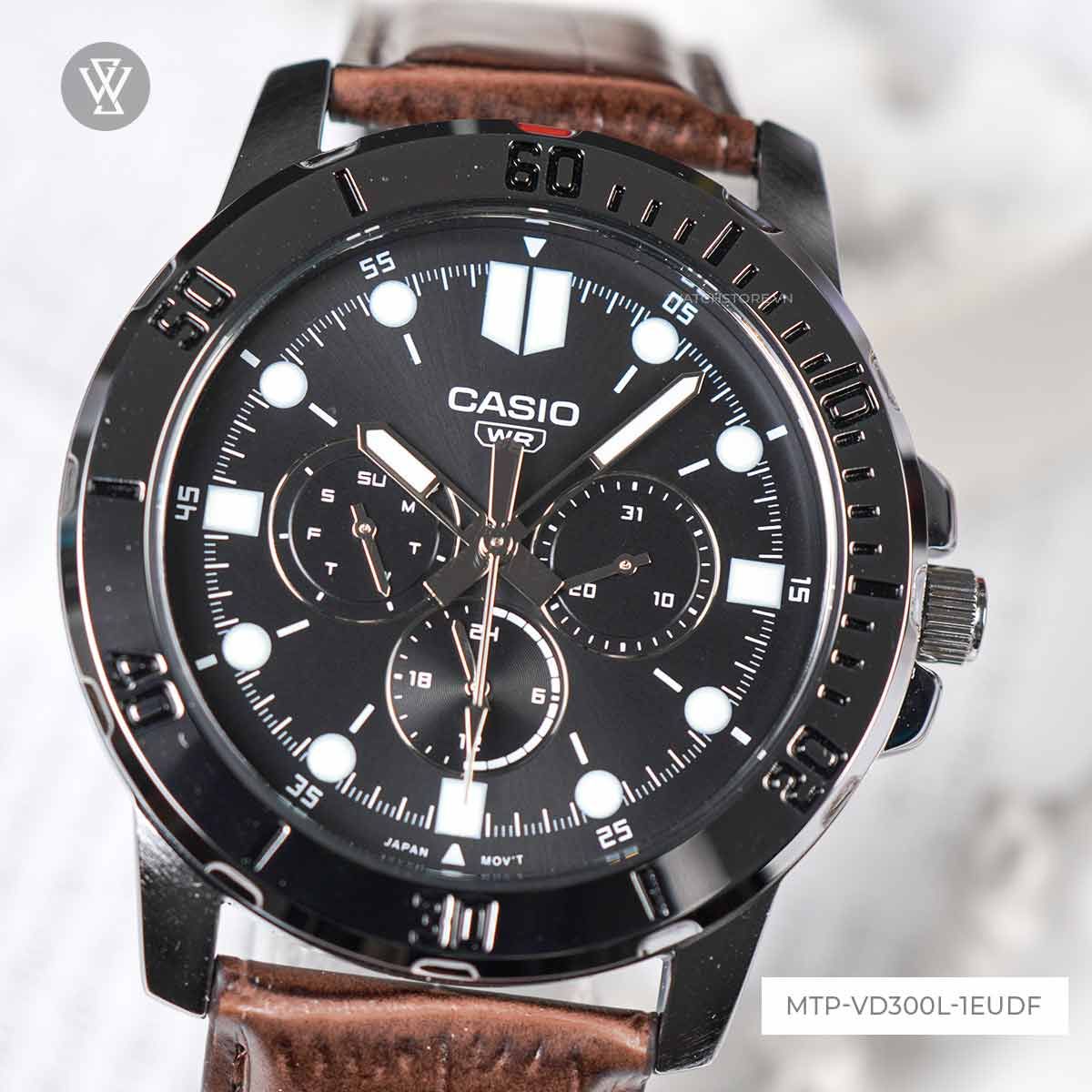 Đồng Hồ Casio MTP-VD300L-1EUDF Nam Chính Hãng – Bảo Hành 5 Năm