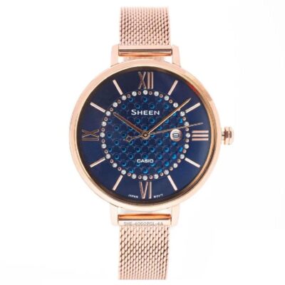 Đồng hồ Casio 34mm Nữ SHE-4059PGM-2AUDF chính hãng Ảnh sản phẩm Casio 34mm Nữ SHE-4059PGM-2AUDF