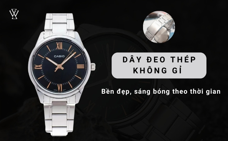 MTP-V005D-1B5UDF sử dụng dây đeo thép không gỉ