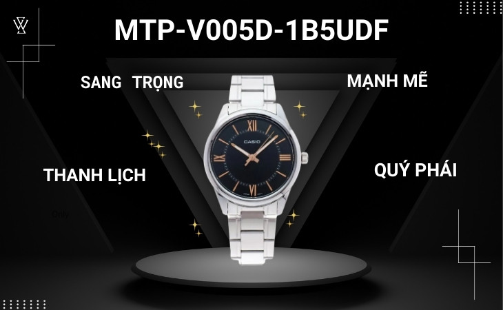 MTP-V005D-1B5UDF với thiêt kế sang trọng, lịch lãm, mạnh mẽ, sang trọng