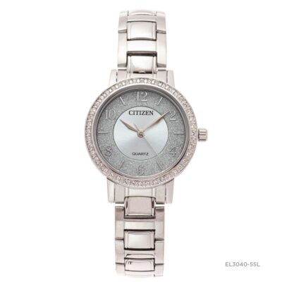 Đồng hồ Citizen 31mm Nữ EL3040-55L chính hãng Ảnh sản phẩm Citizen 31mm Nữ EL3040-55L