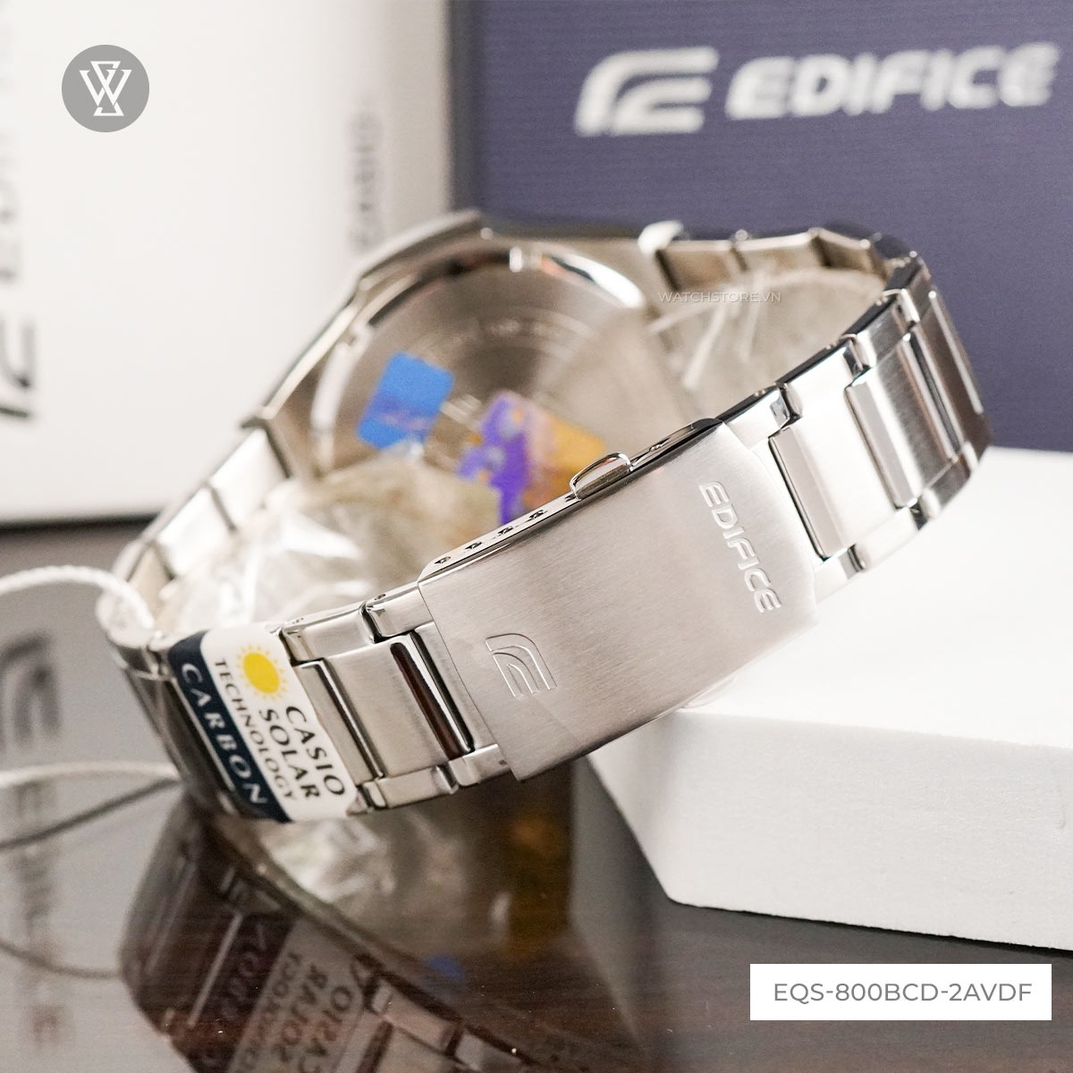 Đồng Hồ Casio EQS-800BCD-2AVDF Nam Chính Hãng – Bảo Hành 5 Năm