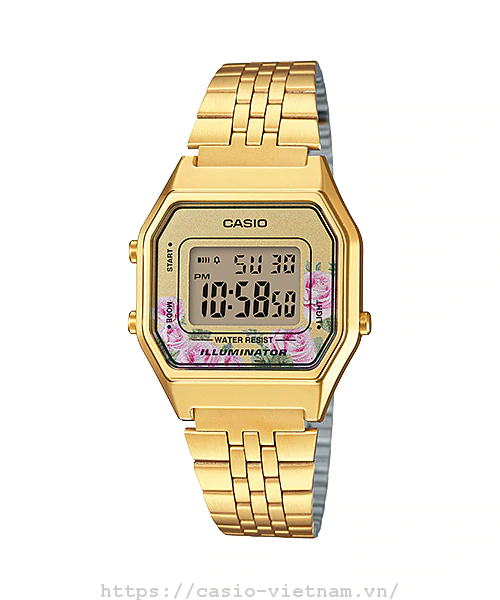 Casio 33.5 × 28.6 mm Nữ LA680WGA-4CDF