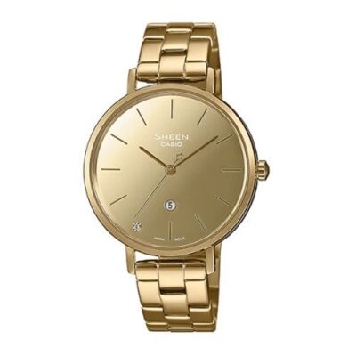 Đồng hồ Casio 34mm Nữ SHE-4544G-9AUDF chính hãng Ảnh sản phẩm Casio 34mm Nữ SHE-4544G-9AUDF