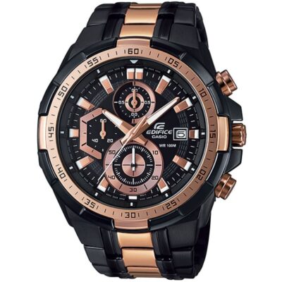 Đồng hồ Casio 49mm Nam EFR-539BKG-1AVUDF chính hãng Ảnh sản phẩm Casio 49mm Nam EFR-539BKG-1AVUDF