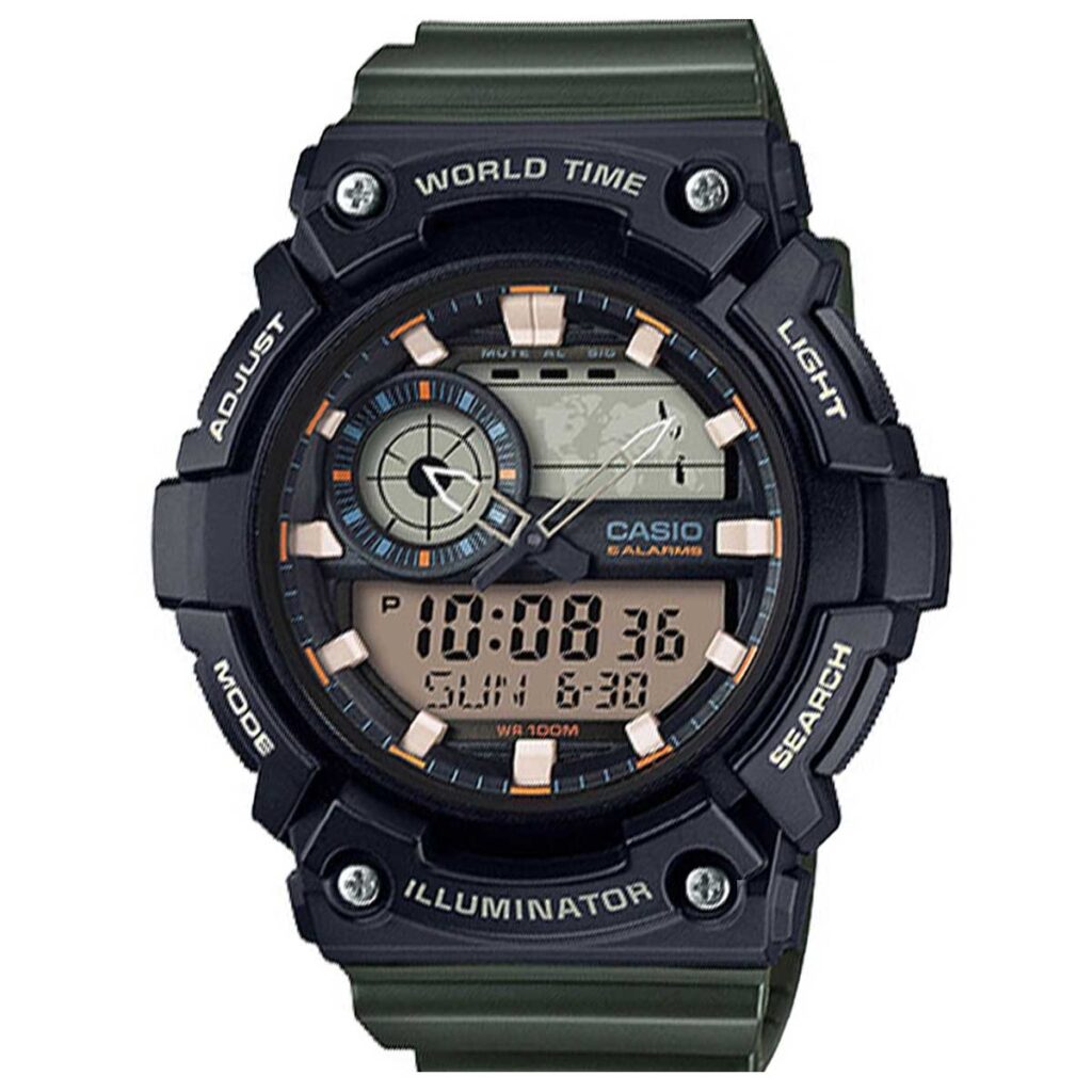 Casio 51.4mm Nam AEQ-200W-3AVDF