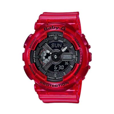 Đồng hồ Casio 43mm Nữ BA-110CR-4ADR chính hãng Ảnh sản phẩm Casio 43mm Nữ BA-110CR-4ADR