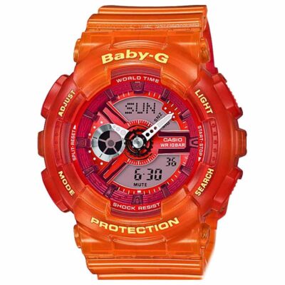 Đồng hồ Casio 43.4mm Nữ BA-110JM-4ADR chính hãng Ảnh sản phẩm Casio 43.4mm Nữ BA-110JM-4ADR