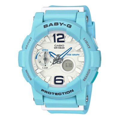 Đồng hồ Casio 43mm Nữ BGA-180BE-2BDR chính hãng Ảnh sản phẩm Casio 43mm Nữ BGA-180BE-2BDR