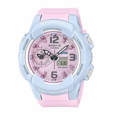 Đồng hồ Casio 43mm Nữ BGA-230PC-2BDR chính hãng Ảnh sản phẩm Casio 43mm Nữ BGA-230PC-2BDR