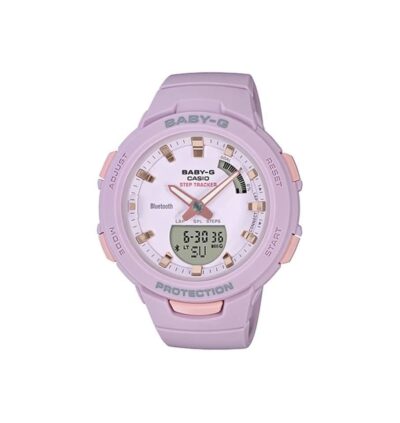 Casio 41.5mm Nữ BSA-B100-4A2DR chính hãng Casio 41.5mm Nữ BSA-B100-4A2DR