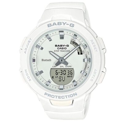 Casio 41.5mm Nữ BSA-B100-7ADR chính hãng Casio 41.5mm Nữ BSA-B100-7ADR