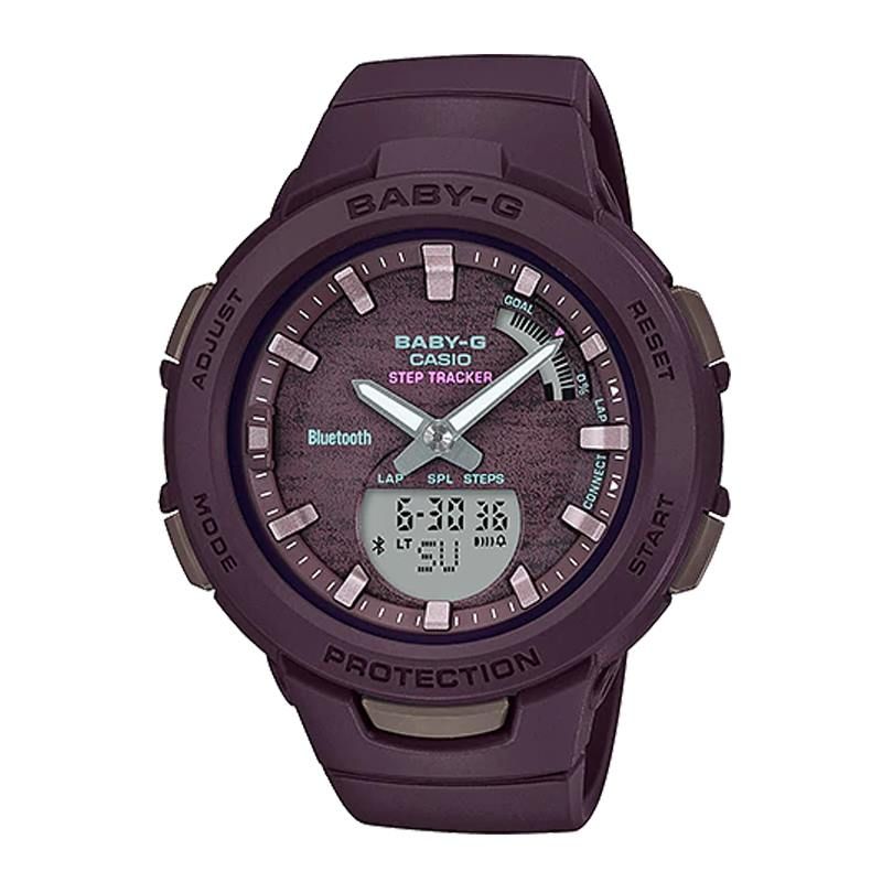 Casio 41.5mm Nữ BSA-B100AC-5ADR