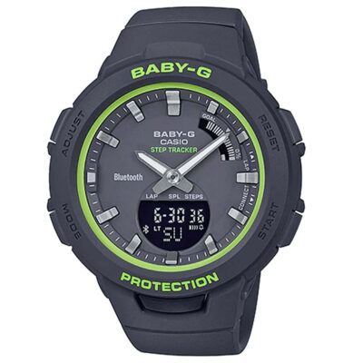 Đồng hồ Casio 42.8mm Nữ BSA-B100SC-1ADR chính hãng Ảnh sản phẩm Casio 42.8mm Nữ BSA-B100SC-1ADR
