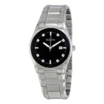 Bulova Mens Black Dial 8 Diamonds Bracelet Watch 96d104 1638345037596 1712575323