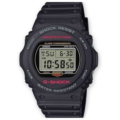 Đồng hồ Casio 45.4mm Nam DW-5750UE-1DR chính hãng Ảnh sản phẩm Casio 45.4mm Nam DW-5750UE-1DR
