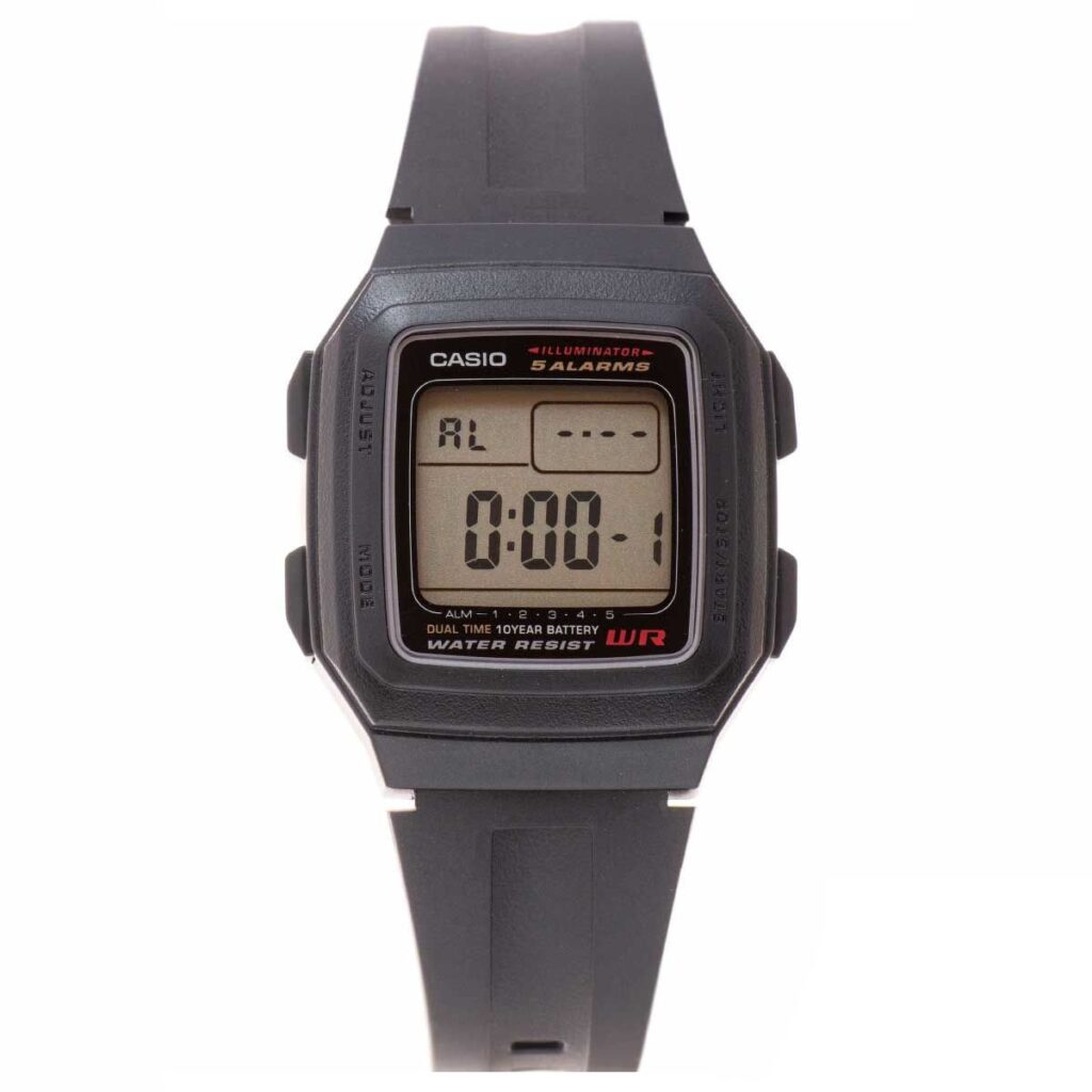 Casio 41 × 34 mm Nam F-201WA-1ADF