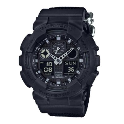 Casio 51mm Nam GA-100BBN-1ADR chính hãng Casio 51mm Nam GA-100BBN-1ADR