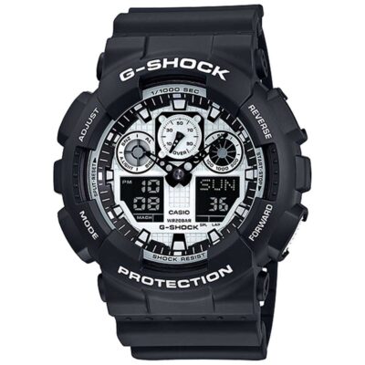 Casio 51mm Nam GA-100BW-1ADR chính hãng Casio 51mm Nam GA-100BW-1ADR