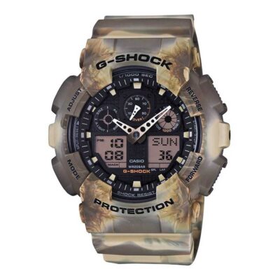 Đồng hồ Casio 51mm Nam GA-100MM-5ADR chính hãng Ảnh sản phẩm Casio 51mm Nam GA-100MM-5ADR