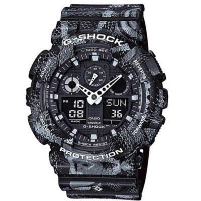 Đồng hồ Casio 51mm Nam GA-100MRB-1ADR chính hãng Ảnh sản phẩm Casio 51mm Nam GA-100MRB-1ADR