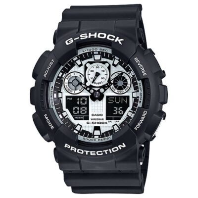 Đồng hồ Casio 51mm Nam GD-100BW-1ADR chính hãng Ảnh sản phẩm Casio 51mm Nam GD-100BW-1ADR