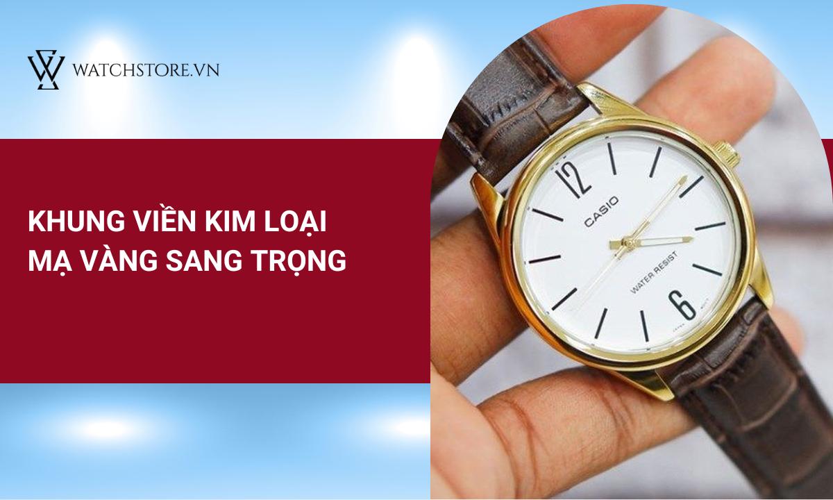 Khung viền kim loại mạ vàng toát lên vẻ sang trọng