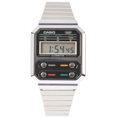 Đồng hồ Casio 40.7 × 32.7 mm Unisex A100WE-1ADF chính hãng Ảnh sản phẩm Casio 40.7 × 32.7 mm Unisex A100WE-1ADF