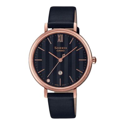 Casio 34mm Nữ SHE-4539CGL-1AUDF chính hãng Casio 34mm Nữ SHE-4539CGL-1AUDF