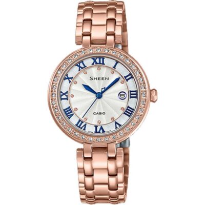 Đồng hồ Casio 30.5mm Nữ SHE-4034PG-7AUDR chính hãng Ảnh sản phẩm Casio 30.5mm Nữ SHE-4034PG-7AUDR