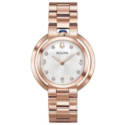 Đồng hồ Bulova 35mm Nữ 97P130 chính hãng Ảnh sản phẩm Bulova 35mm Nữ 97P130