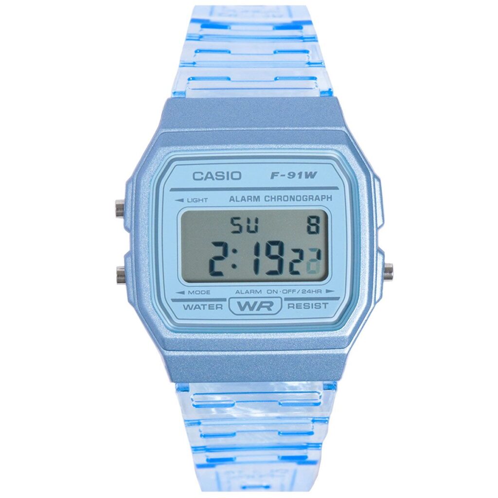 Casio 38.2 × 35.2 mm Nữ F-91WS-2DF