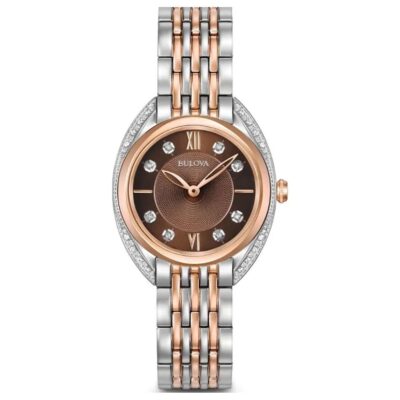 Đồng hồ Bulova 30mm Nữ 98R230 chính hãng Ảnh sản phẩm Bulova 30mm Nữ 98R230