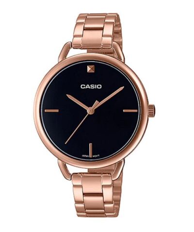 Đồng hồ Casio 34mm Nữ LTP-E415PG-1CDF chính hãng Ảnh sản phẩm Casio 34mm Nữ LTP-E415PG-1CDF