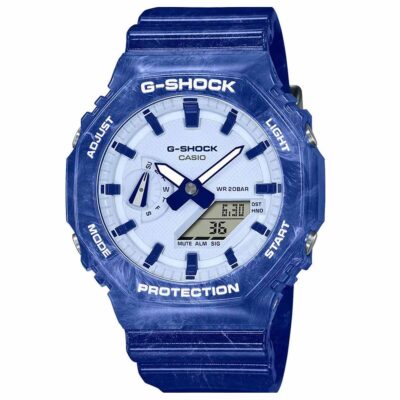 Đồng hồ Casio 45.4mm Nam GA-2100BWP-2ADR chính hãng Ảnh sản phẩm Casio 45.4mm Nam GA-2100BWP-2ADR