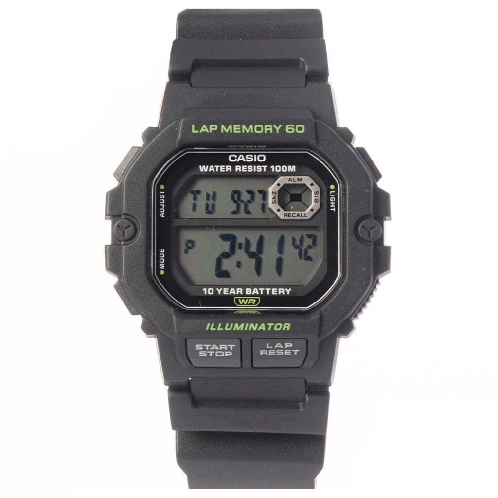 Casio 47.2 × 44.5 mm Nam WS-1400H-1AVDF