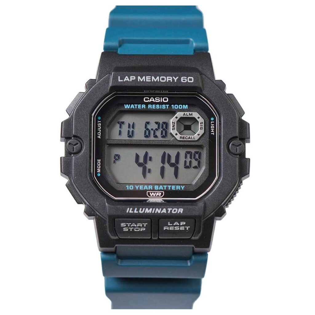 Casio 47.2 × 44.5 mm Nam WS-1400H-3AVDF