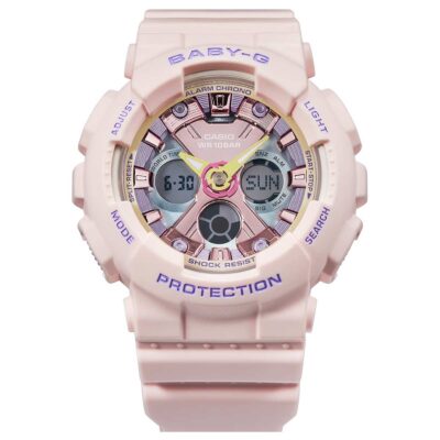 Casio 43.3mm Nữ BA-130PM-4ADR chính hãng Casio 43.3mm Nữ BA-130PM-4ADR