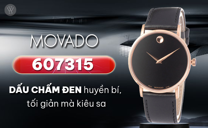 Movado 0607315 chấm đen huyền bí