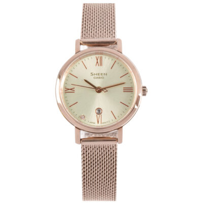 Casio 28mm Nữ SHE-4540CM-3AUDF chính hãng Casio 28mm Nữ SHE-4540CM-3AUDF