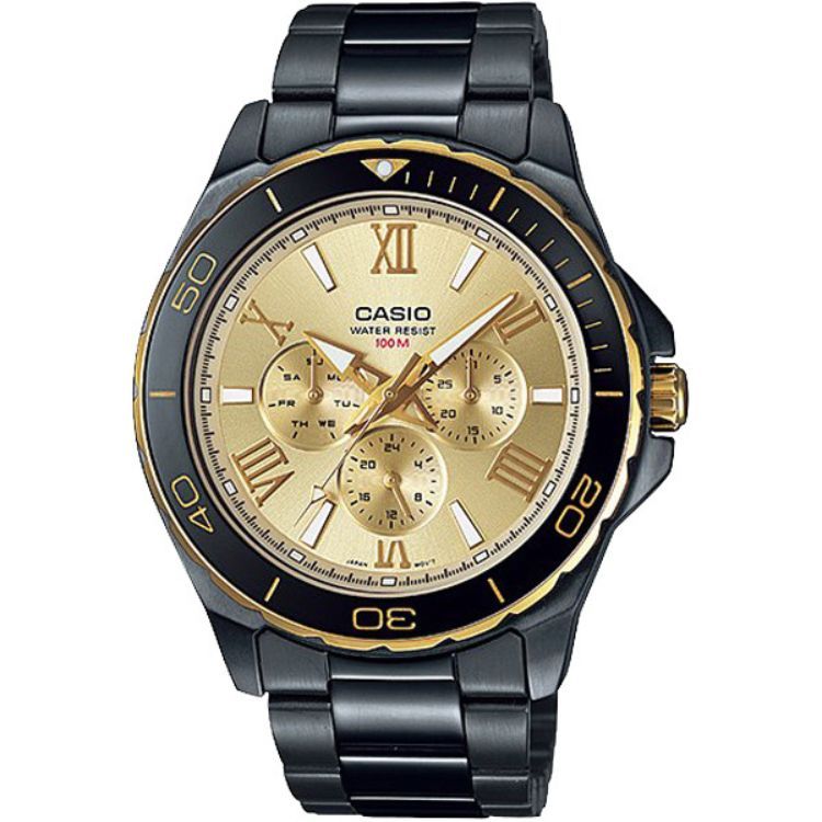 Casio 44.5mm Nam MTD-1075BK-9AVDF