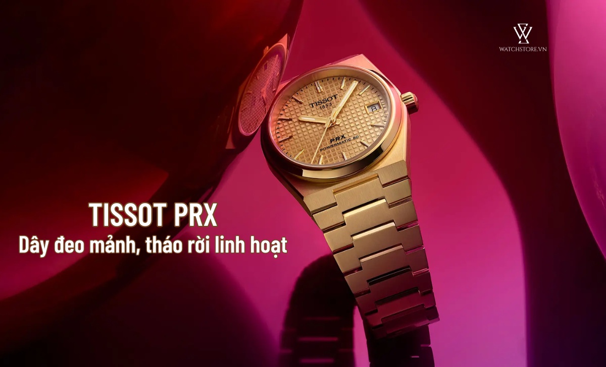 Đồng hồ Tissot Prx 5 tissot prx dây linh hoạt