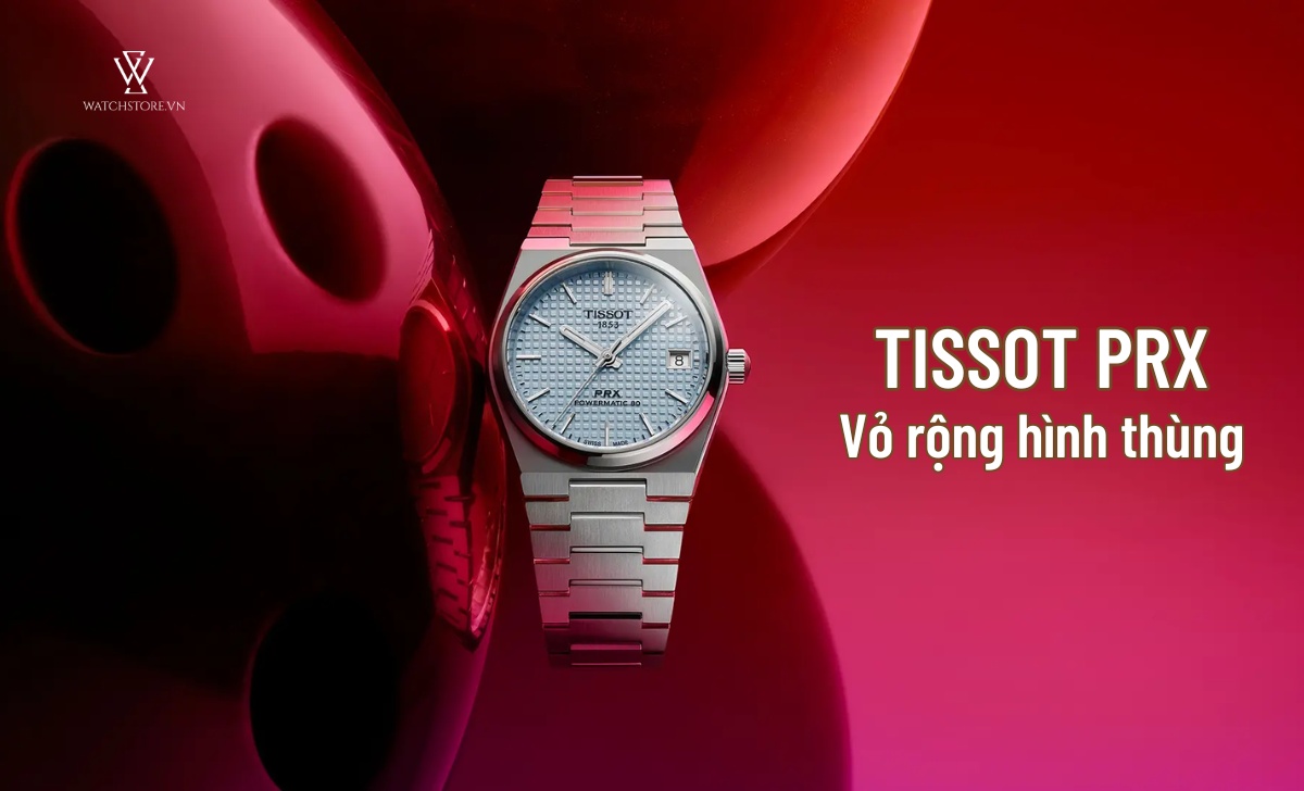 Đồng hồ Tissot Prx 2 tissot prx vỏ rộng hình thùng
