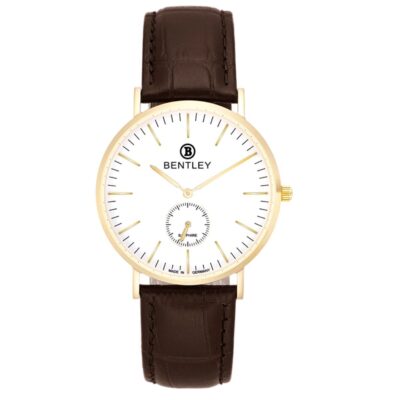 Bentley 38mm Nam BL1805-101BKWD-MK-GL-T chính hãng Bentley 38mm Nam BL1805-101BKWD-MK-GL-T