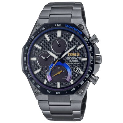 Đồng hồ Casio 44.6mm Nam EQB-1100TMS-1ADR chính hãng Ảnh sản phẩm Casio 44.6mm Nam EQB-1100TMS-1ADR